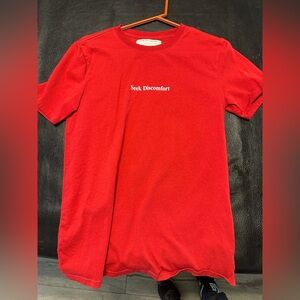 Seek Discomfort Red T-Shirt